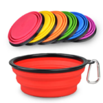 Custom Logo Portable Silicone Bowls for Pet Feeding Solutions Factory1