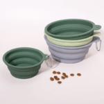 Custom Logo Portable Silicone Bowls for Pet Feeding Solutions Factory5