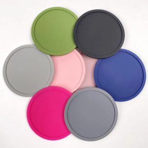 Custom Logo Printed Coffee Cup Silicone Mat Coasters Suppliers1
