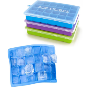 High Quality Silicone Square Ice Cube Trays with Custom Logo Manufacturing1