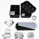 High Quality Silicone Square Ice Cube Trays with Custom Logo Manufacturing3
