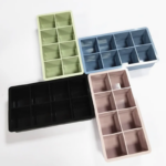 High Quality Silicone Square Ice Cube Trays with Custom Logo Manufacturing4