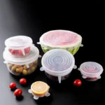 Reusable Silicone Stretch Food Cover Lids for Food Containers Suppliers2