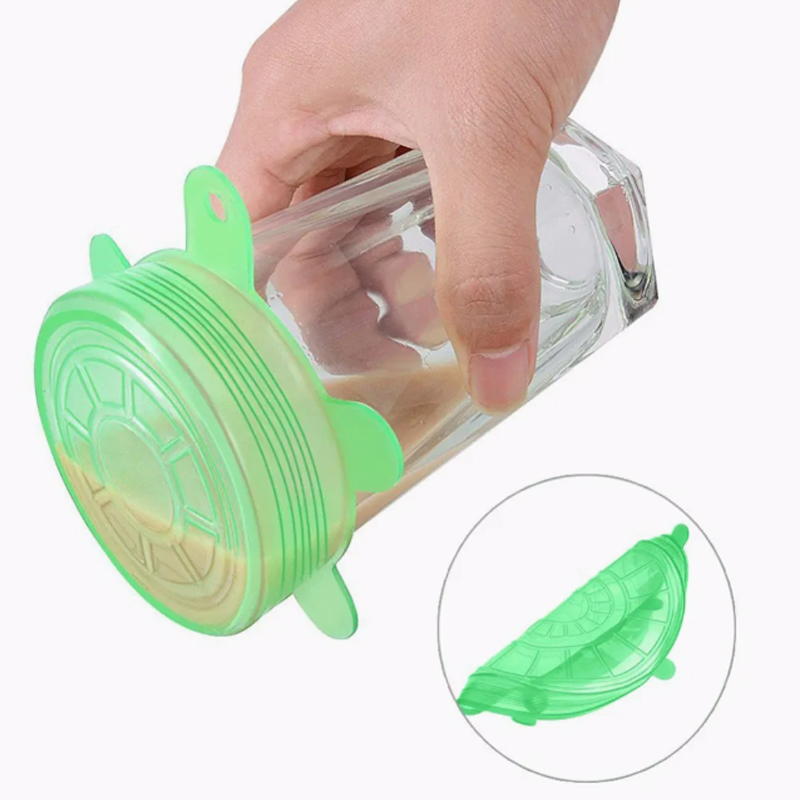 Reusable Silicone Stretch Food Cover Lids for Food Containers Suppliers4
