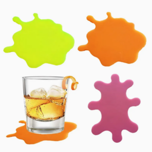 Silicone Rubber Cup Coaster Mat with Custom Logo for Promotion Gift Factory1