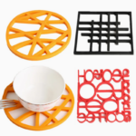 Silicone Rubber Cup Coaster Mat with Custom Logo for Promotion Gift Factory3