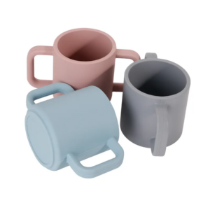 Custom Logo BPA Free Silicone Baby Training Cups Manufacturing4