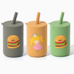 Custom Cartoon Silicone Baby Drinking Cups with Straw for Toddlers Suppliers4