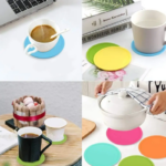 Personalized Heat-Resistant Silicone Drink Coasters with Custom Logo Suppliers3