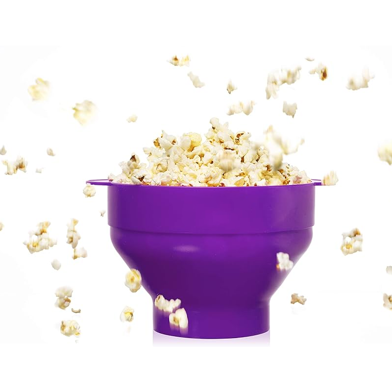 OEM Microwaveable Silicone Popcorn Popper Collapsible Bowls Manufacturing4