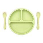 OEM Soft Baby Toddler Divided Silicone Plates for Food Feeding Application Suppliers5