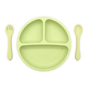 OEM Soft Baby Toddler Divided Silicone Plates for Food Feeding Application Suppliers5