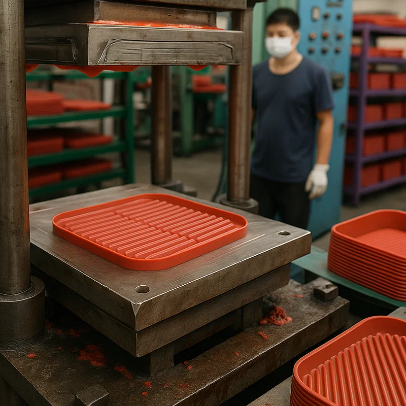 What Is the Production and OEM Process for Heat-Resistant Silicone Air Fryer Liners4