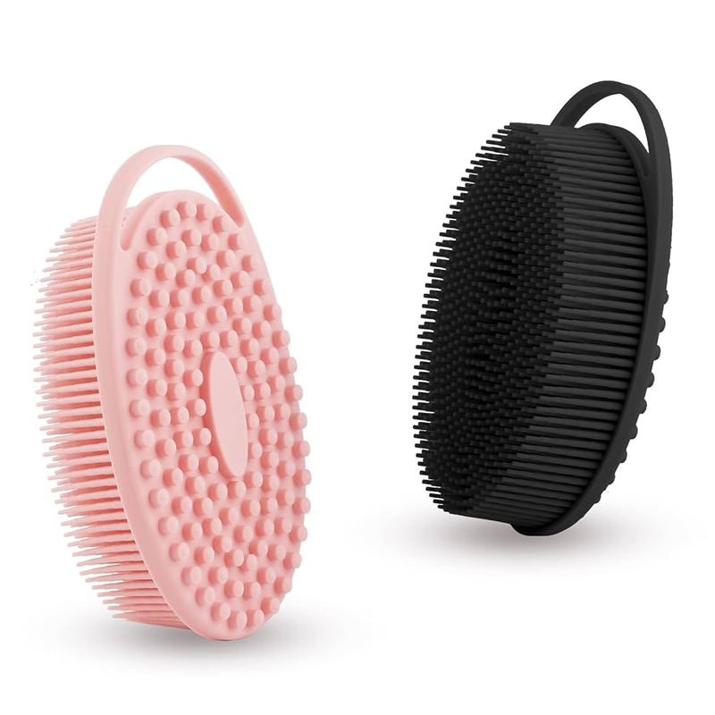 Antimicrobial Silicone Body Scrubber for Shower Accessories2