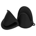 Customized Heat Resistant Silicone Oven Mitts Pot Holders for or Kitchen Cooking & Baking Manufacturing 2