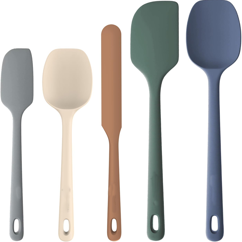 Heat Resistant BPA-Free Food Grade Silicone Rubber Spatula Set for Baking Usage Manufacturing3