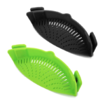 OEM Heat Resistant Silicone Pasta Strainer Colander with Clip-On for Pots and Pans for Kitchen Gadgets Factory2