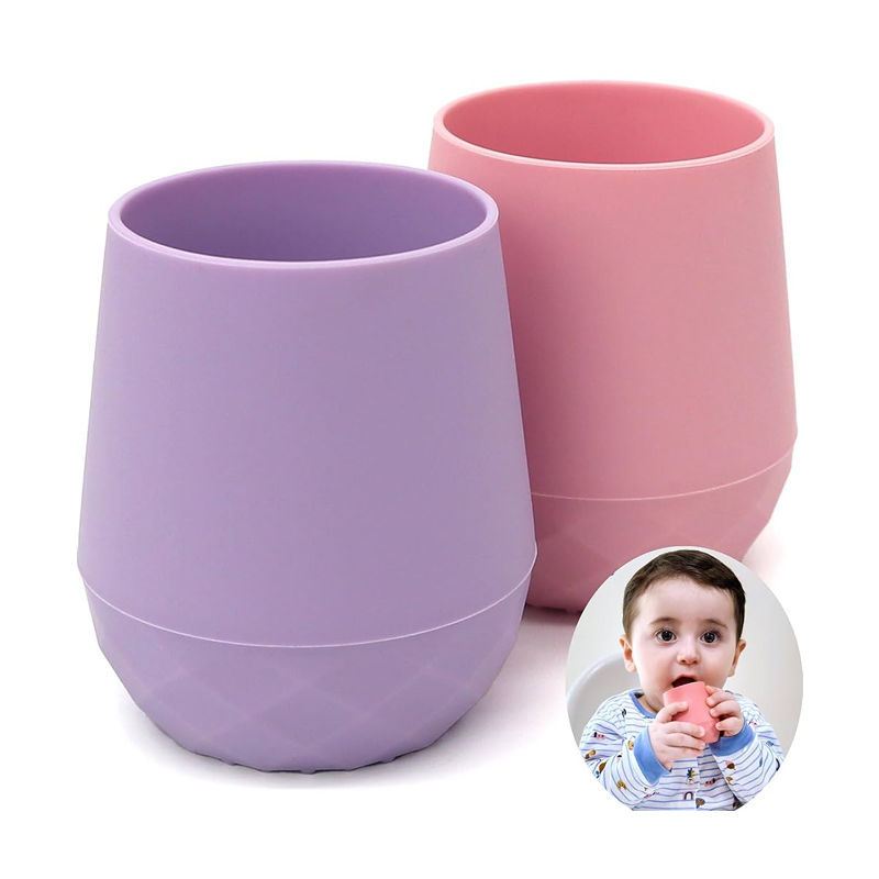 Personalized Silicone Baby Tiny Open Cups for Training and Water Drinking Suppliers4