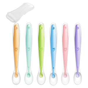 Soft BPA Free Silicone Baby Spoons for Kids Toddlers Training Feeding Suppliers1