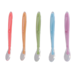 Soft BPA Free Silicone Baby Spoons for Kids Toddlers Training Feeding Suppliers2