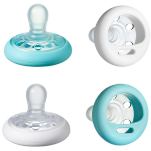 White Label BPA-Free Silicone Pacifier for 0-6 Months Baby Care Solution Suppliers1