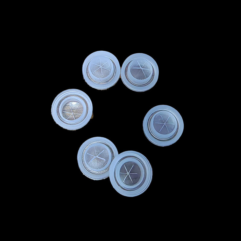 OEM Food Grade 9.8mm Liquid Injection Molding Silicone Non-return Valves with Non-return Cross Slit Valves Factory1