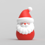 Custom Christmas Snow Old Man Silicone Night Light for Festival Bedroom Atmosphere Application Supplier4