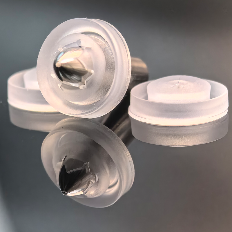 OEM Silicone Rubber Bottle Check Cross Silt Valves2