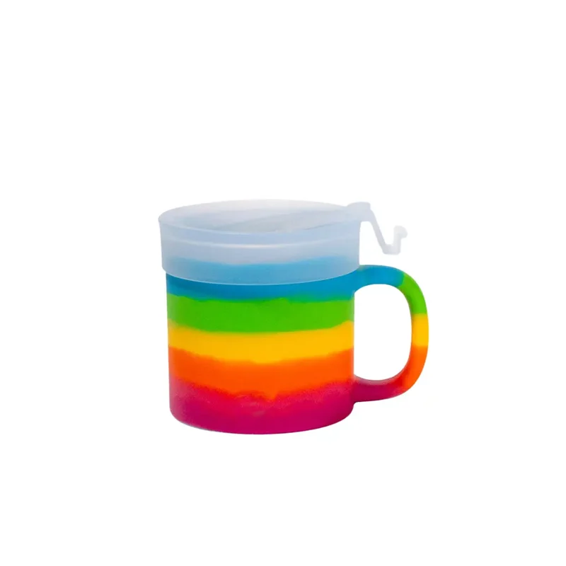 silicone cup with straw